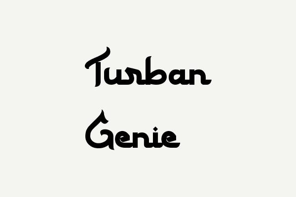 Turban Genie Font