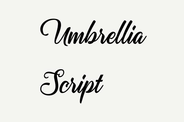 Umbrellia Script Font