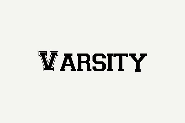 Varsity Font
