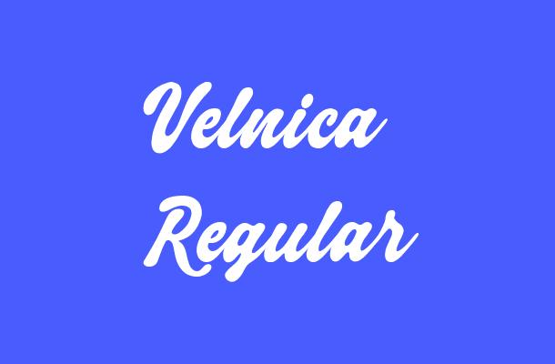 Velnica Regular Font