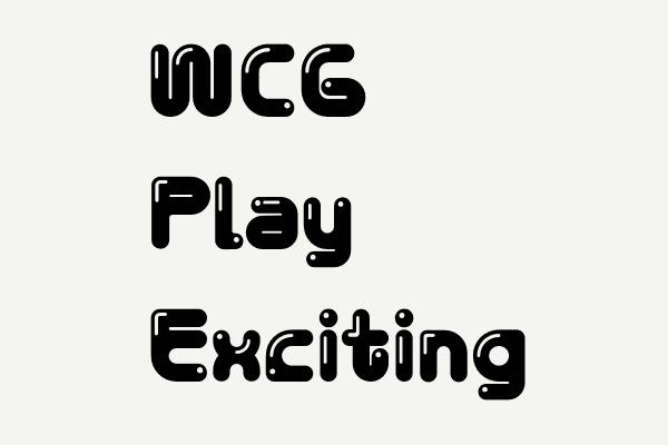 WCG Play Exciting Font