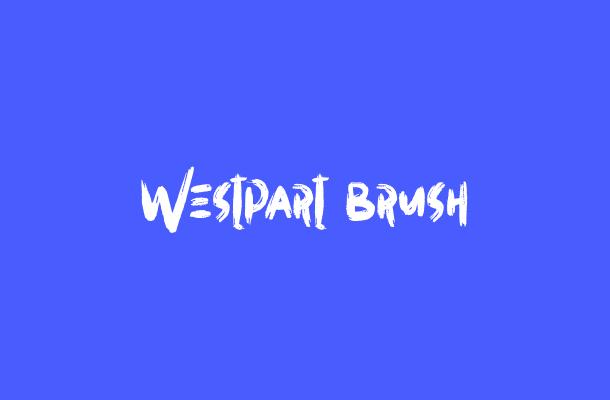 Westpart brush Font