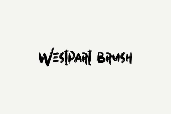 Westpart brush Font