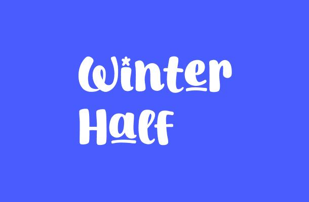 Winter Half Font