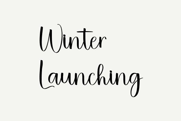 Winter Launching Font