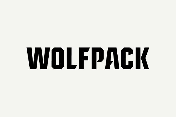 Wolfpack Font