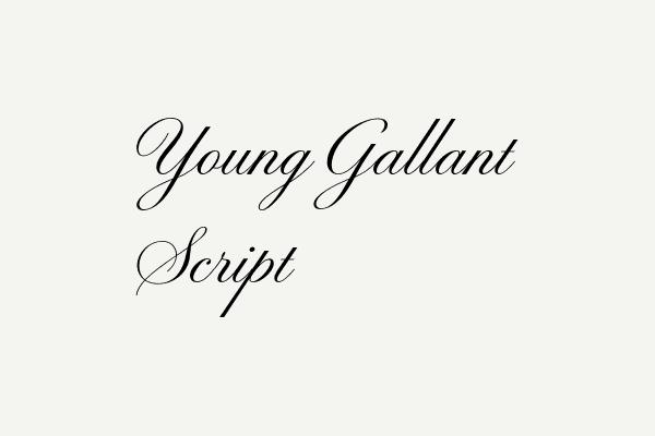 Young Gallant Script Font