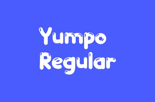 Yumpo Regular Font