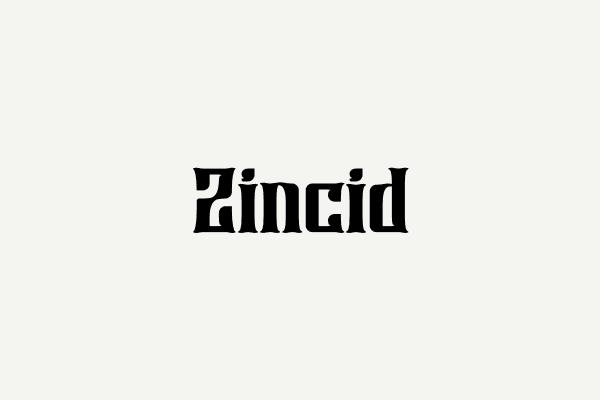 Zincid Font