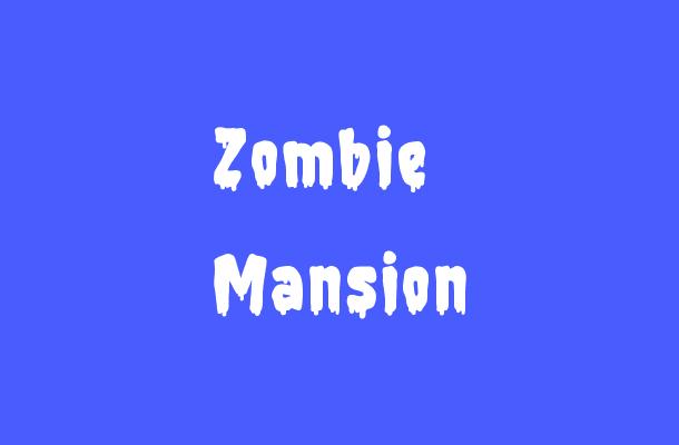 Zombie Mansion Font