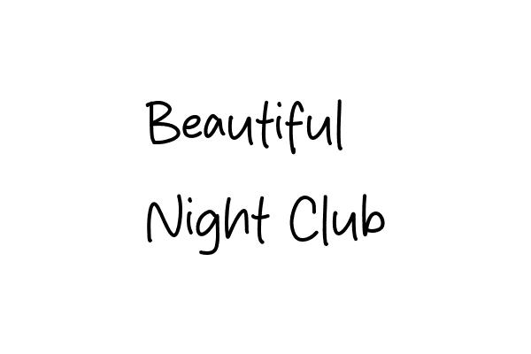Beautiful Night Club Font