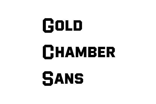 Gold Chamber Sans Font