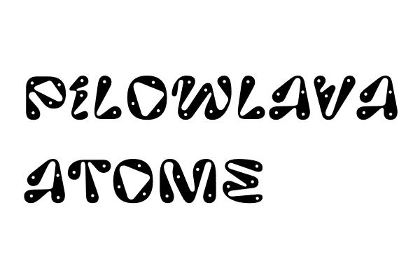 Pilowlava Atome Font