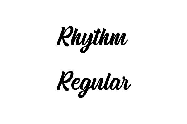 Rhythm Regular Font