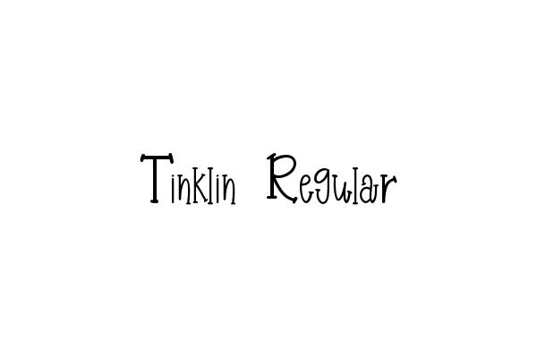 Tinklin Regular Font