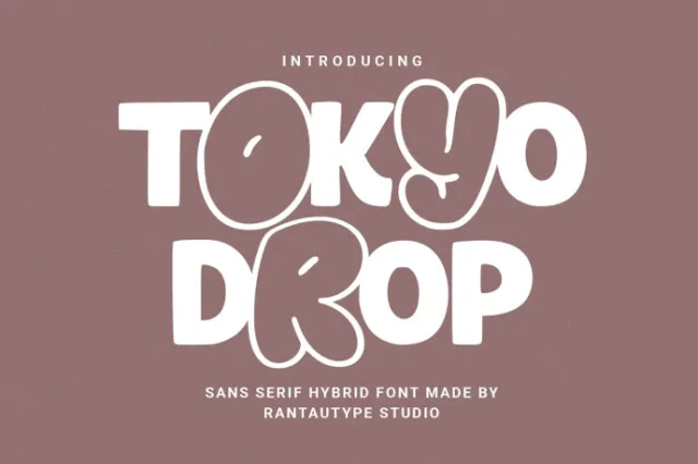 Tokyo Drop Font