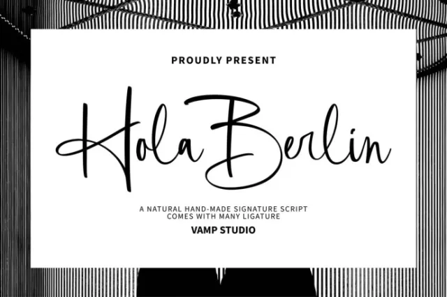 Hola Berlin Font Preview