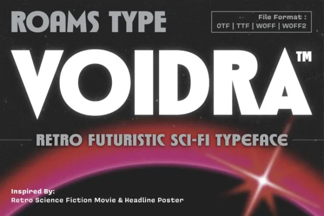 Voidra Font Preview