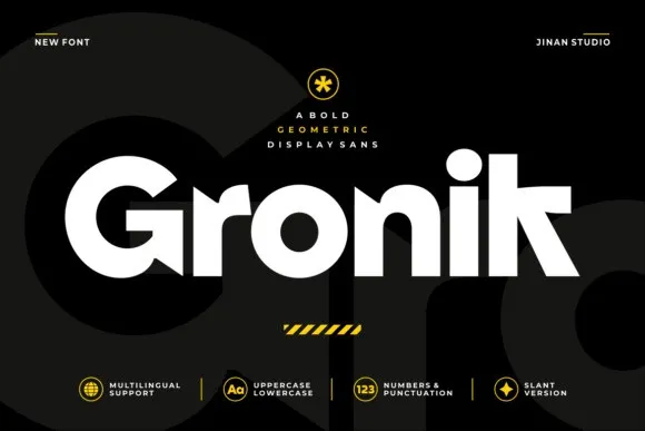 Gronik font